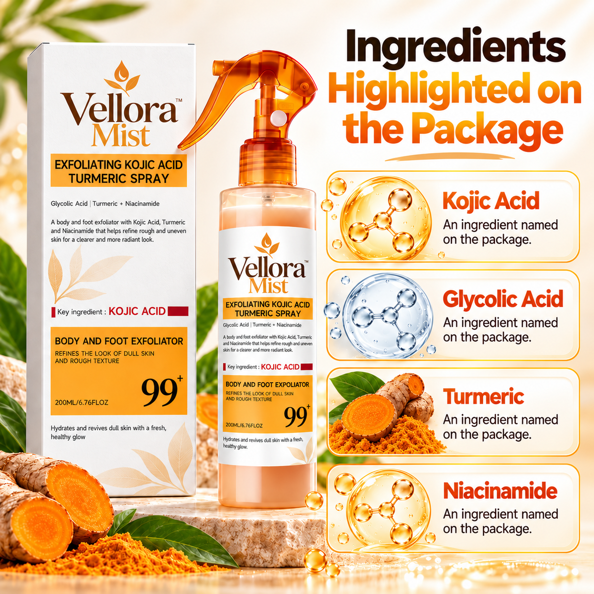 Vellora Mist Turmeric Spray